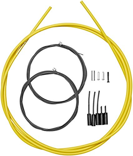 SHIMANO Road polymerbeschichtet Schaltzug, Yellow, 1.700 mm