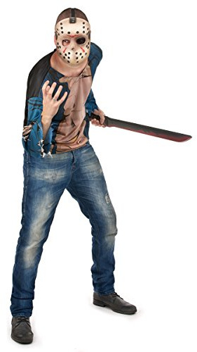 Rubies Costume Co. Men's Friday The 13th: Jason Costume Kit, AS Shown, One Size