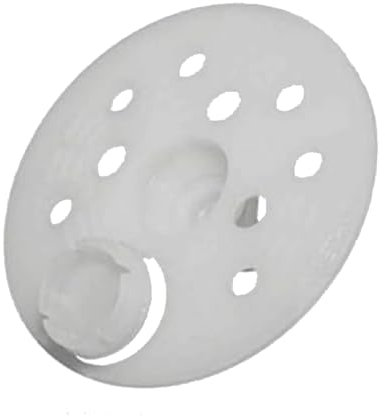 Befestigungsmaterial WKRET-MET 100 STK. Dämmstoffscheibe Disc Ø 60 mm mit Abdeckkappe Druckscheibe WDVS - Zubehör für Dämmung im Wärmedämmverbundsystem