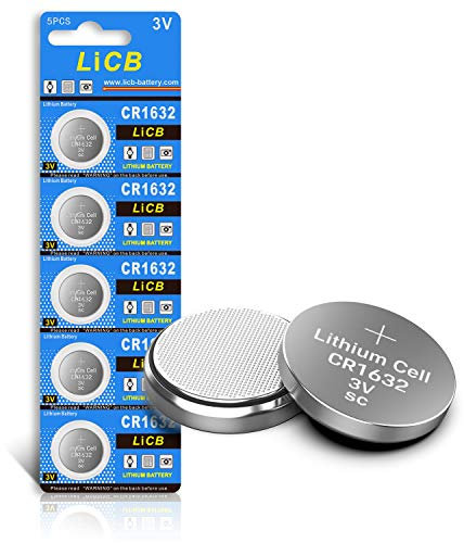 LiCB CR1632 CR 1632 3V Lithium Battery(5PCS)
