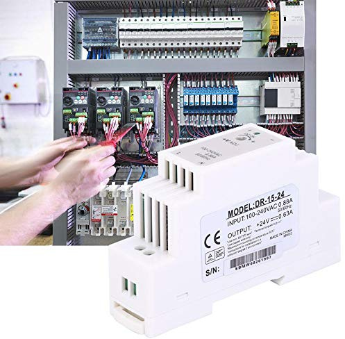 Din Rail Switching Power Supply, AC/DC Single Output Switching Power Supply Transformer 15W 24V/0.63A