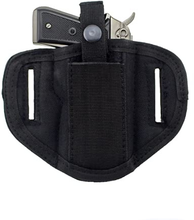 Gexgune Militaire Pistolet Universel Droit Gauche étui de Ceinture dissimulé Tactique pour Armes de Poing sous-compactes compactes