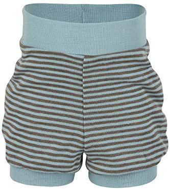 Engel Natur, Baby und Kleinkind Spielhöschen, 70% Wolle (kbT), 30% Seide (Gletscher/Walnuss, 50-56)