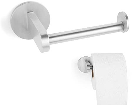 MAD Porta Carta Igienica, Accessori Bagno, Portarotolo Carta Igienica, Porta Carta Igienica Adesivo (Satinato)