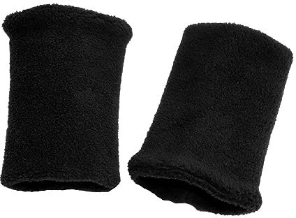 Britta Meier Baumwoll-Fleece Pulswärmer aus Ostfriesland (Schwarz)