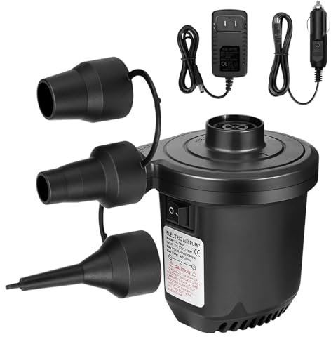 Electric Air Pump Battery Powered Inflatable Air Pump Portable Fast Air Mattress Bed Pool Toy Raft Boat Pool Inflatables