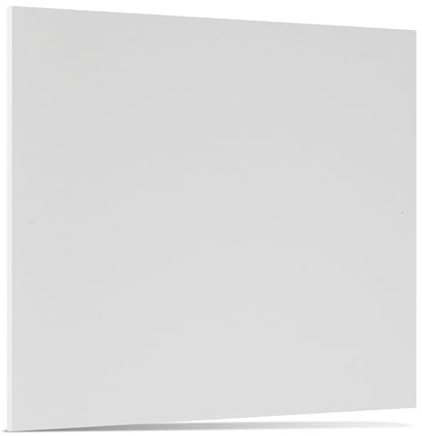 Prima Renovierungs-Systeme Geschirrspüler Frontblende [60er & 45er] In 10 Farben - Für vollintegrierte & teilintegrierte Geschirrspülmaschinen (Weiß, 715 x 444 mm)