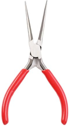 YUXITA Alicates de punta redonda con doble resorte, prácticas herramientas esenciales de joyería para hacer joyas y alambres