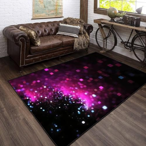 Abstrakte Geometrische Texturstreifen 3D-Gedruckte Großflächige Teppiche Für Wohnzimmer, Schlafzimmer, Wohnkultur, Weiche Flanell-Küchenteppiche, 100 X 150 Cm - Leicht Zu Reinigendes, Wei -60736521689