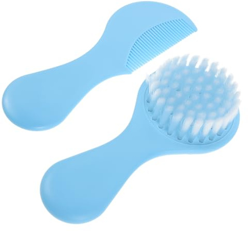 Beaupretty Comb Grooming Newborn Boy Girl Comb and Soft Bristle Newborn Hairbrush for Scalp Care During Shower and Daily Use