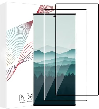 Bodyguard 2 Stück Schutzfolie für Panzerglas für Samsung Galaxy S24 Ultra 5G, 3D 9H Härte Splitterfest Ultra-Klar Ultradünn Fingerabdruck-ID Sensitive Touch S24 Ultra 5G Displayschutz