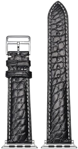 Generico Mjuk retro klockband kompatibel med 42 mm 45 mm 49 mm klockor, 38-40-41, Acetat, Ingen ädelsten