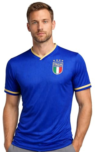 L.C. SPORT Maglia Italia Gara Home Replica Ufficiale Personalizzabile Nome Numero o Giocatore – Adulto Bambino - M (Adulto)