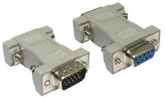 Cable Tex, adattatore da VGA maschio da 15 pin a VGA femmina da 9 pin