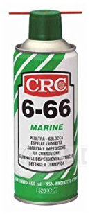 CRC 6-66, SBLOCCANTE Nautico ANTICORROSIVO DETERGENTE LUBRIFICANTE Marino Unisex Adulto, Neutro, 400ml