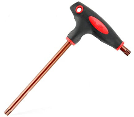 TOOLSTAR Sechskantschlüssel, T45 T-Griff, Sechskantschlüssel, Winkelschraubendreher, Sechskant-Steckschlüssel, Handwerkzeuge für Sechskantschrauben/Bolzen/Beschläge (1 Stück)