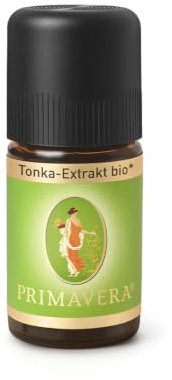 PRIMAVERA Ätherisches Öl Tonka-Extrakt bio 5 ml - Aromaöl, Duftöl, Aromatherapie - erheiternd, wärmend, entspannend - vegan