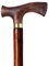 Bastón muletilla Caminar de Madera castaño con puño Soft-expan (600)