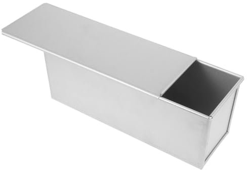 Ciieeo Molde Para Pan Tapa Deslizante Molde Para Hornear Pan Antiadherente Para Hacer Tostadas y Panes Cocina