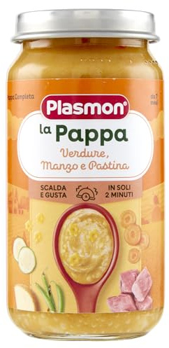 Plasmon La Pappa - Verdure, Manzo e Pastina 200g (6 confezioni)