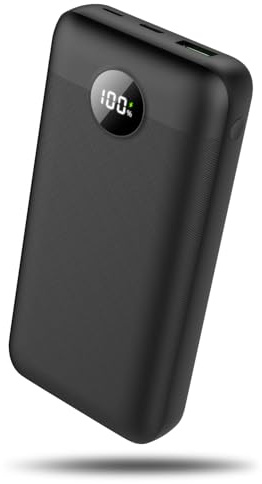 Lightest 5V USB 20000mAh Power Bank for Heated Vest, Gilet, Fast Recharging Battery Pack for Heated clothes (Black)