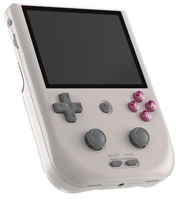 RG405V Retro Handheld Game Console , 4.0 Inch IPS Screen Android System Built-in 128G TF Card 5500mAh Battery No Game Crad(Gray)