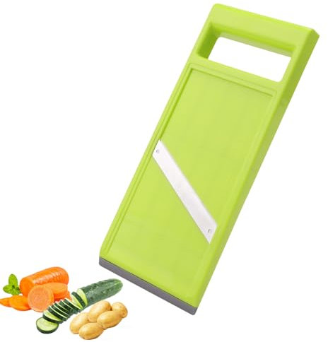 Cortador de pepino portátil de acero inoxidable, cortador de verduras, cortador de frutas y verduras, fabricante de chips de alimentos, para patatas, cebollas, zanahorias