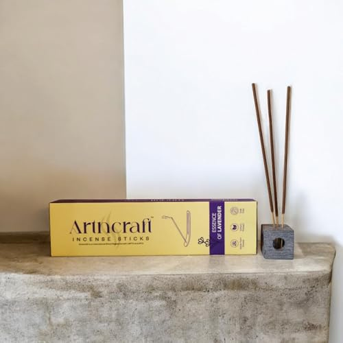 ARTNCRAFT Räucherstäbchen Lavendel aus Blumen Naturprodukt
