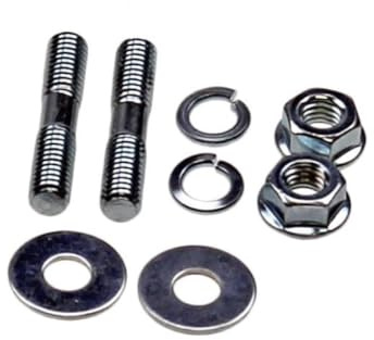 2x Auspuff Stehbolzen Set M6 x 32mm – passend für Yamaha Aerox, BWS, Neos, Jog R, RR, MBK Nitro, Ovetto 50ccm 2T – Ersatzteil für Roller, Scooter, Mofa & Moped