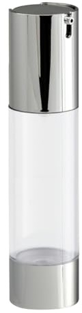 HONMEET Bouteille Pompe Airless Transparente Distributeur D'Émulsion Et Flacon Doseur Pour Lotion Récipient Cosmétique Portable De Voyage 3.35 X 3.35 X 14.30 cm 1 Pièce