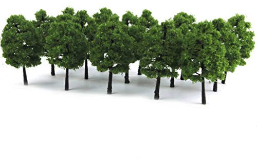 YARNOW Alberi - 100 Pezzi Di Alberi In Scala N Per Fai Da Te Modellismo Paesaggio 1 5 X 3 5 Pollici