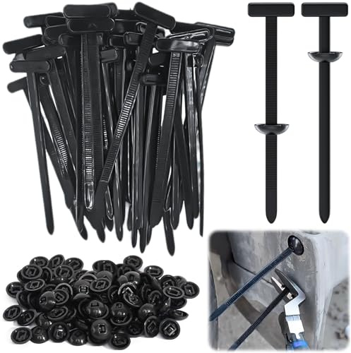 NINGYER 150 Pezzi Nylon Universal Cable Tie Buckle, 90mm Pesante Fascette Autobloccanti, Fascette Plastica Universali per Riparazioni Auto, Casa, Edilizia, Giardinaggio (Nero)