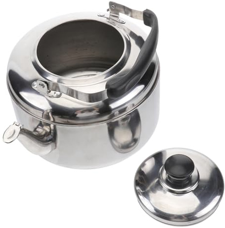 Garneck Bouilloire Sifflante En Acier Inoxydable 5,2l Épaisse Pour Cuisinière Induction Et Gaz, Grosse Capacité, Bouilloire Chauffante Maison Usage Quotidien