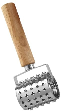 Hemobllo Attendrisseur Viande INOX avec Manche Ergonomique Outil Simple pour Attendrir Viandes Tendres à Restaurants et Hôtels