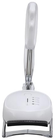 ZJchao Elektrisch Beheizter Wimpernzange mit 4 Einstellbaren Wärmeeinstellungen, Schneller Aufwärm-Memory-Funktion für Anhaltende Locken (WHITE)