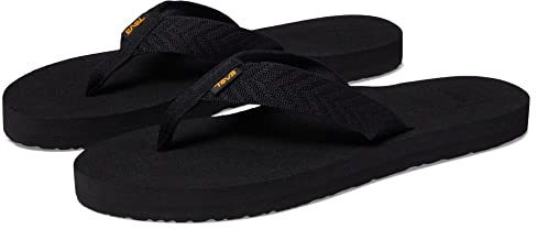 Teva Women's Mush II Flip Flop,Fronds Black,8 M US