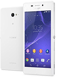 Sony Xperia M2 Aqua D2403 Smartphone (12,2 cm (4,8 Zoll) Display, 8 Megapixel Kamera, Android) weiß