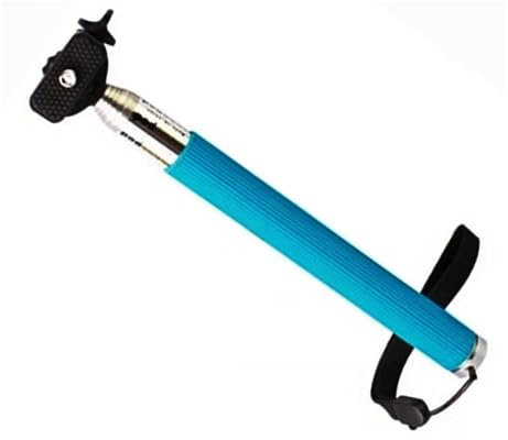 Original Selfie Stick - Traveller Monopod Pole for Compact Digital Cameras, Action cam, Mobiles and more - With Wrist Strap - Range: 22 to 109cm
