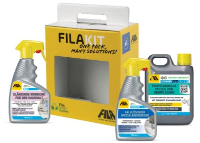 FILA KIT REINIGUNGSSET Auswahl an Haushaltsreiniger für alle Flächen