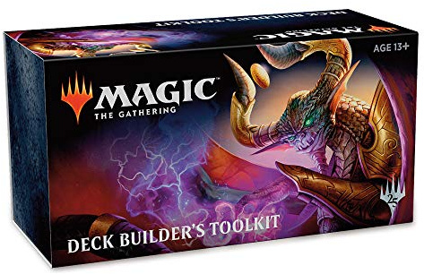 Magic: The Gathering Core Set 2019 (M19) Deck Builders Toolkit | 4 Booster Pack + 125 Cards | Accessories