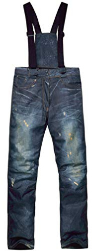 Mitef Herren Skihose, Warm, Verdickt, Winddicht, Wasserdicht, Snowboardhose, erhältlich in Zwei Farben und Verschiedenen Größen, Herren, Schwarz, Medium