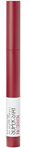 MAYBELLINE New York Lippenstift, Super Stay Ink Crayon, Matt und langanhaltend, Nr. 45 Hustle in Heels, 1,5 g