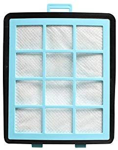 HEPA-filter inklusive svamp kompatibel med Philips PowerPro FC8766 FC8766/01 FC8766/61 FC8766/81 FC8767 FC8767/01 FC8767/02 FC8768/01 FC8769 FC8769/01 FC8769/19 FC8769/91 FC8770/91