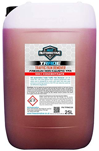 HLS Non-Caustic Traffic Film Remover TFR: Concentrated, Safe for Paintwork and Multi-Surface Compatibility