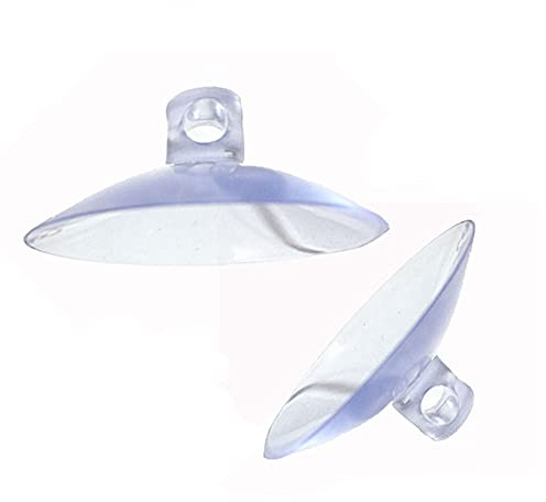 20 Stück pro Packung PVC-Kunststoff-Saugnäpfe, Knopf-Glas-Saugnäpfe, stark klebend, Saugnapf-Halter, extra starker Saugnapf-Halter für tägliches Aufhängen (5 cm)