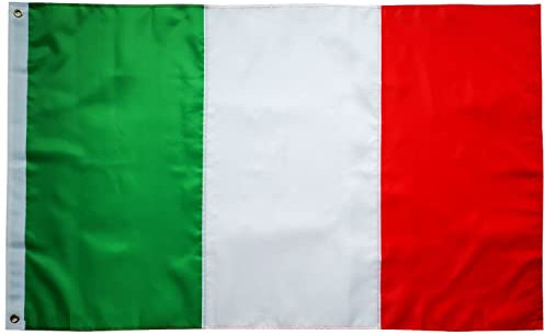 Bandiera italiana 90x150cm -Bandiera Italia resistente alle intemperie Oxford 210D versione Premium Adatto per uso interno ed esterno Italian Flag (90 * 150)