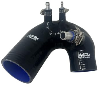 Manicotto intake aspirazione compatibile con abarth 500/595 garret 1446 turbo MRMOTORSPORT (Nero)