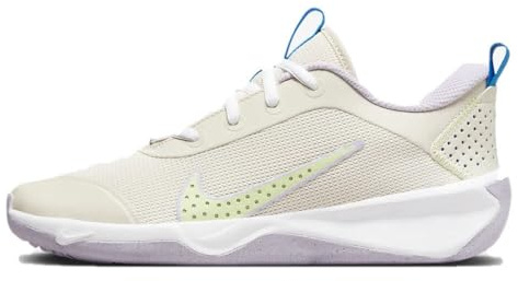 Nike Omni Multi-Court (GS) Low Top Shoes, Lt Orewood Brn/Barely Volt-Lilac Bloom, Talla 39 EU, Lt Orewood Brn Barely Volt Lilac Bloom, 39 EU