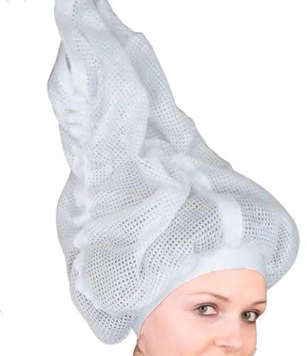Gorro De Red Para Secar Rizos, Malla Ajustable Para Capó Con Cordón, Gorro De Malla, Net Plopping Cap, Malla Reutilizable Gorro De Malla Soulta Para Secar El Cabello Rizado