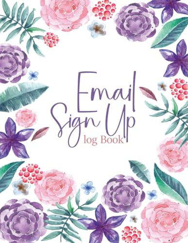email sign up book & event registry: Collecting Name, Phone, Emails, Mailing Lists